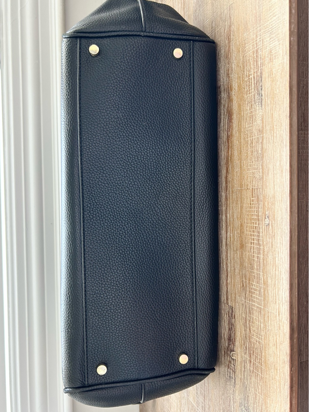Kate Spade Mulberry Street Leighann in Black Leather / Gold Hardware - Picture 7 of 11